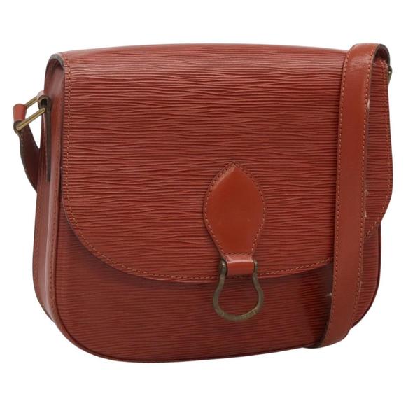 LOUIS VUITTON Epi Saint Cloud GM Shoulder Bag Brown M52193 LV Auth BA4163 - Picture 1 of 16